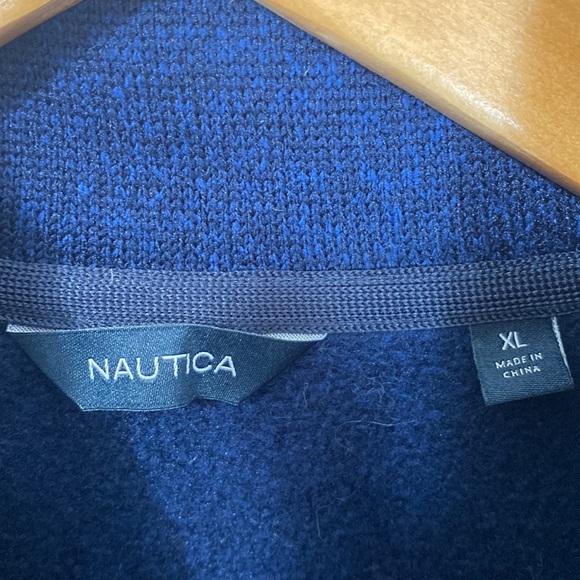 Nautica Fleece Vest Navy Size: XL - Picture 2 of 3